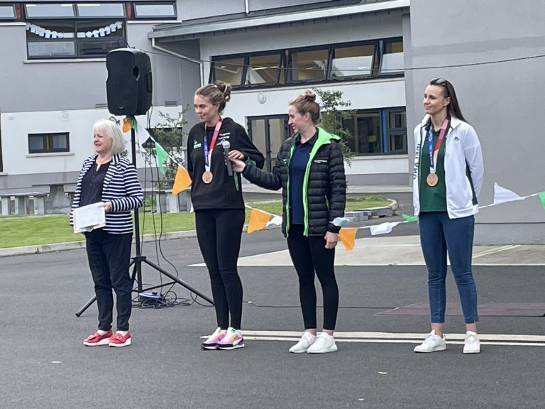 Our Olympic Hero’s Visit Scoil Bhride!