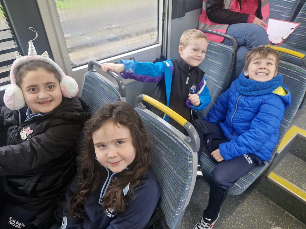 Green School Bus Trip
