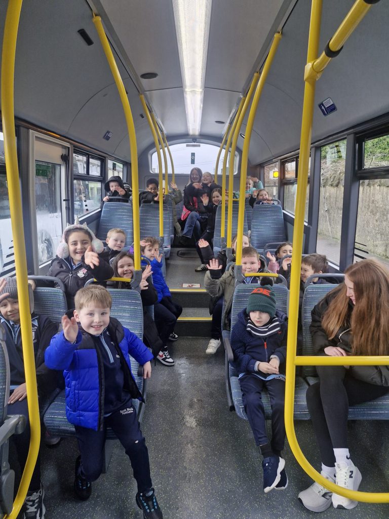 Green School Bus Trip