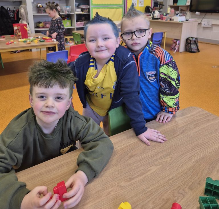 Crazy Hair Day in Junior Infants