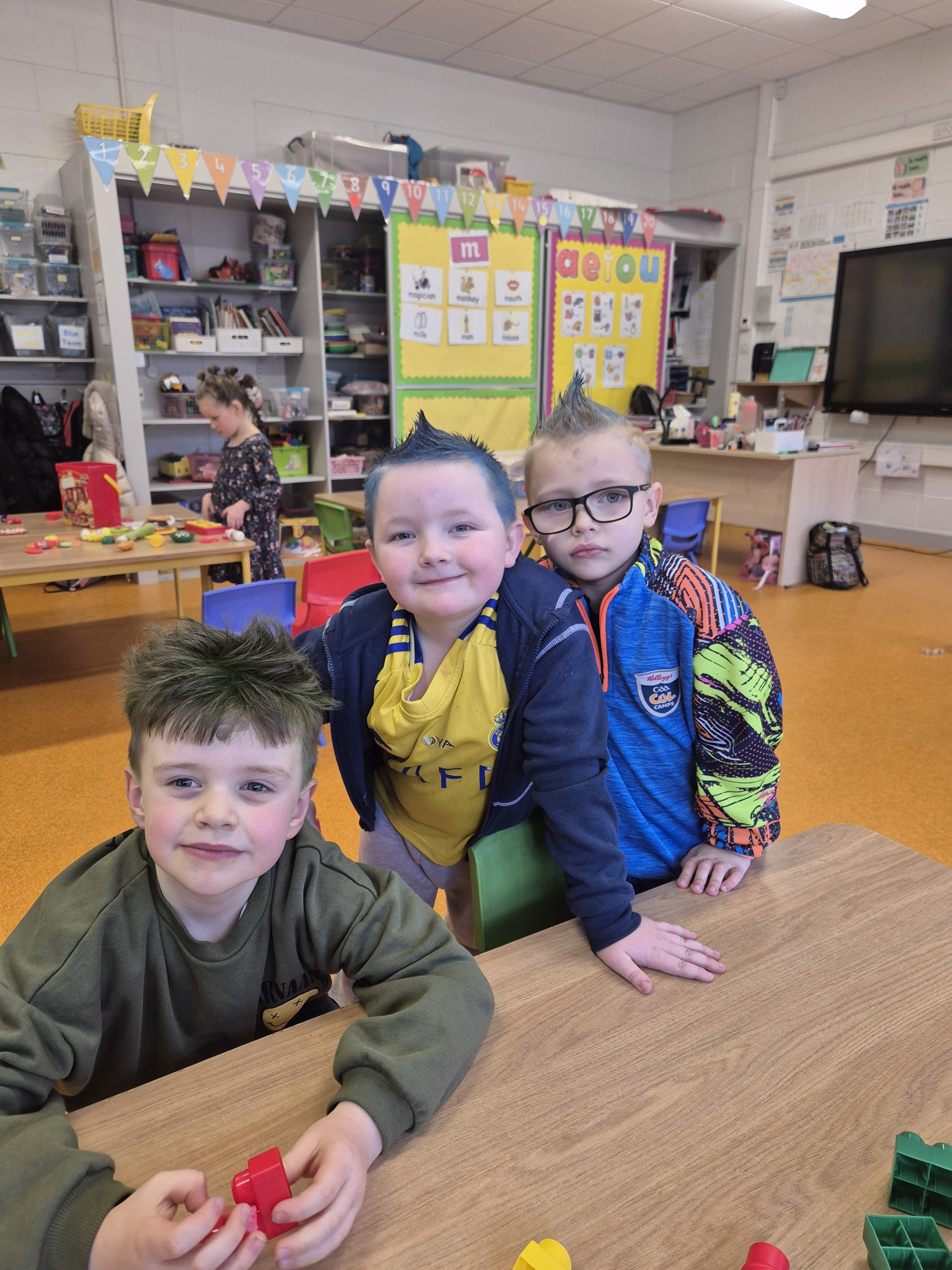 Crazy Hair Day in Junior Infants