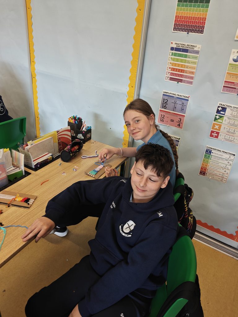 Spinning and Weaving in 6th Class