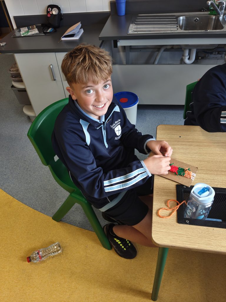 Spinning and Weaving in 6th Class