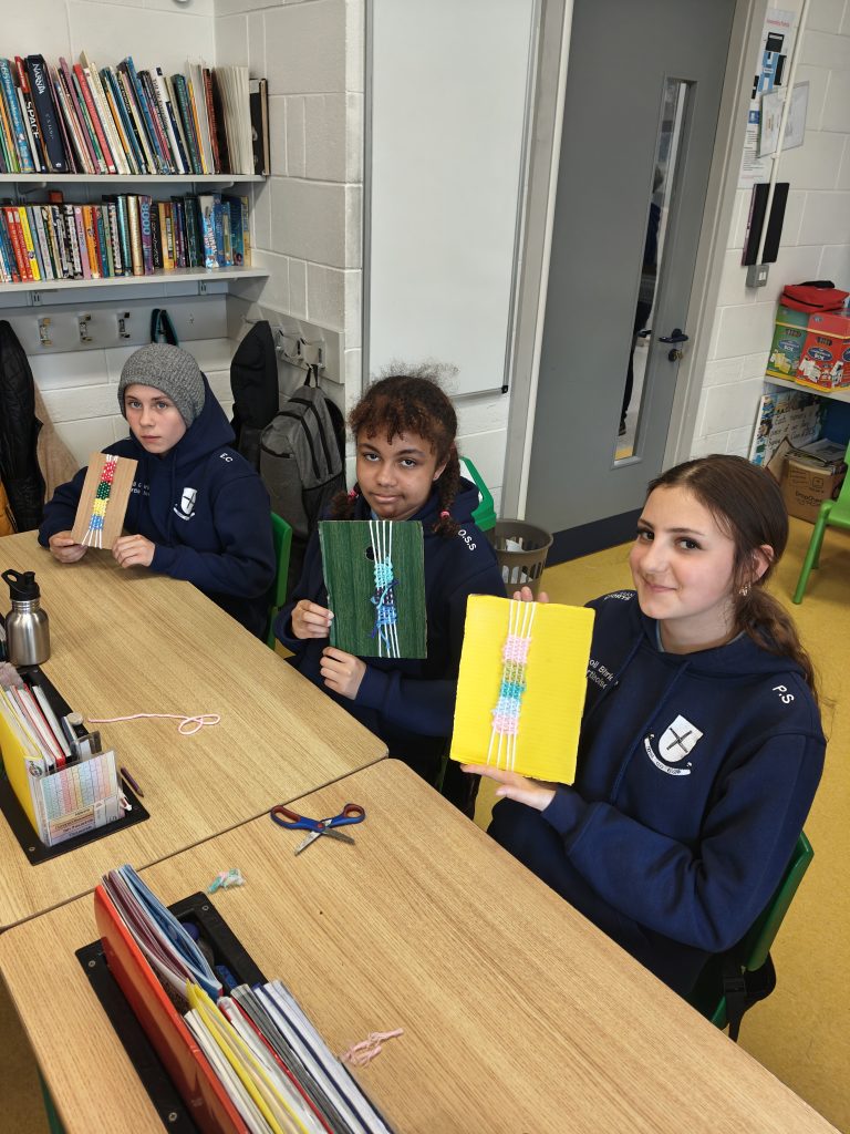 Spinning and Weaving in 6th Class