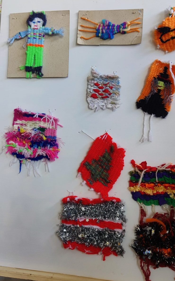 Spinning and Weaving in 5th Class