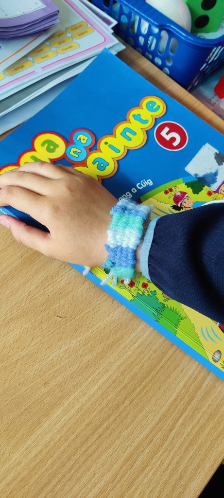 Spinning and Weaving in 5th Class