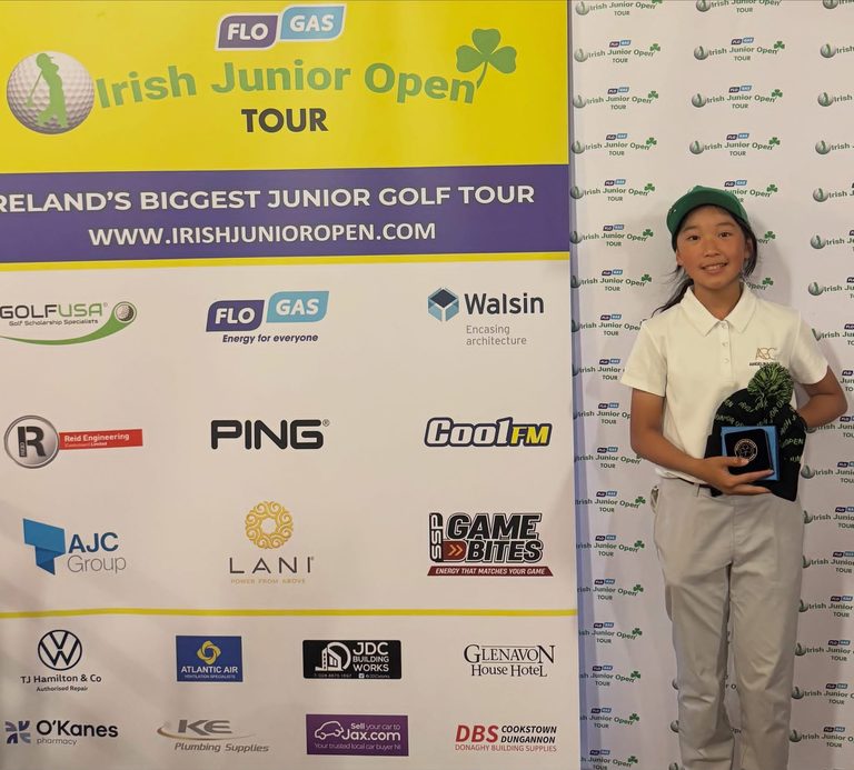 U11 Girls Junior Open Golf Champion